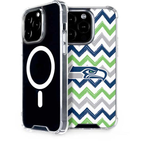 NFL Seattle Seahawks Chevron iPhone 15 Pro MagSafe Case